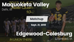 Matchup: Maquoketa Valley vs. Edgewood-Colesburg  2018