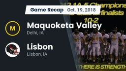 Recap: Maquoketa Valley  vs. Lisbon  2018