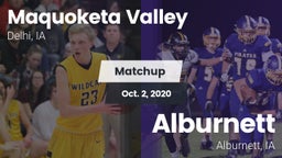 Matchup: Maquoketa Valley vs. Alburnett  2020