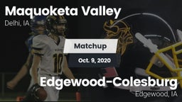 Matchup: Maquoketa Valley vs. Edgewood-Colesburg  2020