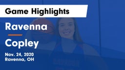 Ravenna  vs Copley  Game Highlights - Nov. 24, 2020