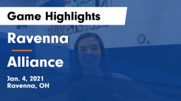 Ravenna  vs Alliance  Game Highlights - Jan. 4, 2021