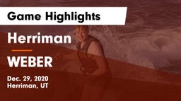 Herriman  vs WEBER  Game Highlights - Dec. 29, 2020