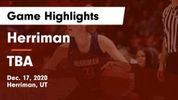 Herriman  vs TBA Game Highlights - Dec. 17, 2020