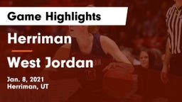 Herriman  vs West Jordan  Game Highlights - Jan. 8, 2021