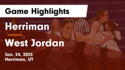 Herriman  vs West Jordan  Game Highlights - Jan. 24, 2023