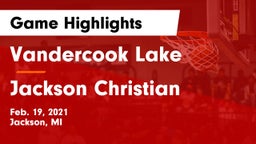 Vandercook Lake  vs Jackson Christian  Game Highlights - Feb. 19, 2021