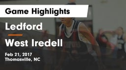 Ledford  vs West Iredell  Game Highlights - Feb 21, 2017
