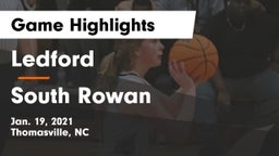 Ledford  vs South Rowan  Game Highlights - Jan. 19, 2021