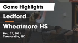 Ledford  vs Wheatmore HS Game Highlights - Dec. 27, 2021