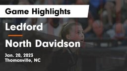 Ledford  vs North Davidson  Game Highlights - Jan. 20, 2023