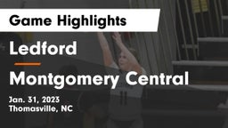 Ledford  vs Montgomery Central  Game Highlights - Jan. 31, 2023
