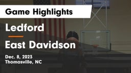 Ledford  vs East Davidson  Game Highlights - Dec. 8, 2023