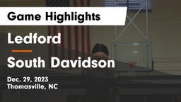 Ledford  vs South Davidson  Game Highlights - Dec. 29, 2023