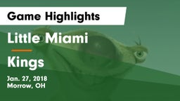 Little Miami  vs Kings  Game Highlights - Jan. 27, 2018