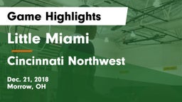Little Miami  vs Cincinnati Northwest  Game Highlights - Dec. 21, 2018