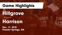 Hillgrove  vs Harrison  Game Highlights - Dec. 11, 2018