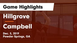 Hillgrove  vs Campbell  Game Highlights - Dec. 3, 2019