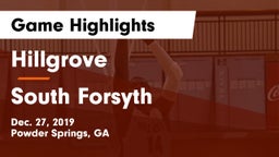 Hillgrove  vs South Forsyth  Game Highlights - Dec. 27, 2019