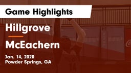 Hillgrove  vs McEachern  Game Highlights - Jan. 14, 2020