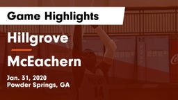 Hillgrove  vs McEachern  Game Highlights - Jan. 31, 2020