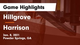 Hillgrove  vs Harrison  Game Highlights - Jan. 8, 2021