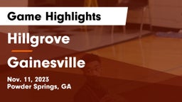 Hillgrove  vs Gainesville  Game Highlights - Nov. 11, 2023