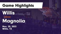 Willis  vs Magnolia  Game Highlights - Nov. 20, 2023