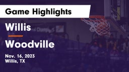 Willis  vs Woodville  Game Highlights - Nov. 16, 2023