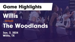 Willis  vs The Woodlands  Game Highlights - Jan. 2, 2024