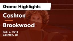 Cashton  vs Brookwood Game Highlights - Feb. 6, 2018