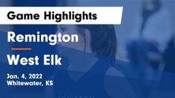 Remington  vs West Elk  Game Highlights - Jan. 4, 2022