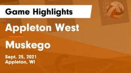Appleton West  vs Muskego  Game Highlights - Sept. 25, 2021