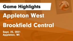 Appleton West  vs Brookfield Central  Game Highlights - Sept. 25, 2021