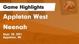 Appleton West  vs Neenah  Game Highlights - Sept. 28, 2021