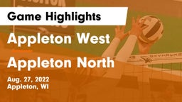 Appleton West  vs Appleton North  Game Highlights - Aug. 27, 2022