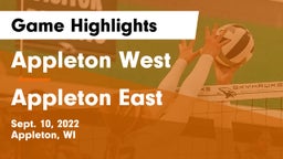 Appleton West  vs Appleton East  Game Highlights - Sept. 10, 2022