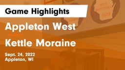 Appleton West  vs Kettle Moraine  Game Highlights - Sept. 24, 2022