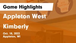 Appleton West  vs Kimberly  Game Highlights - Oct. 18, 2022