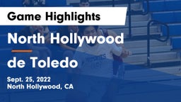 North Hollywood  vs de Toledo  Game Highlights - Sept. 25, 2022