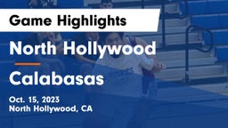 North Hollywood  vs Calabasas  Game Highlights - Oct. 15, 2023