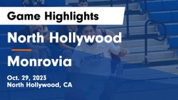 North Hollywood  vs Monrovia Game Highlights - Oct. 29, 2023