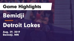 Bemidji  vs Detroit Lakes  Game Highlights - Aug. 29, 2019