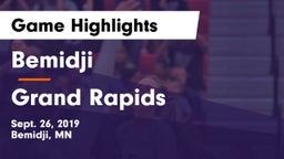 Bemidji  vs Grand Rapids  Game Highlights - Sept. 26, 2019