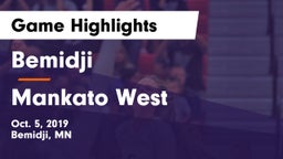 Bemidji  vs Mankato West  Game Highlights - Oct. 5, 2019