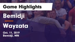 Bemidji  vs Wayzata  Game Highlights - Oct. 11, 2019