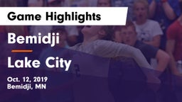 Bemidji  vs Lake City  Game Highlights - Oct. 12, 2019