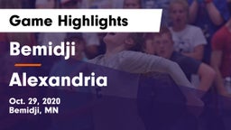 Bemidji  vs Alexandria  Game Highlights - Oct. 29, 2020