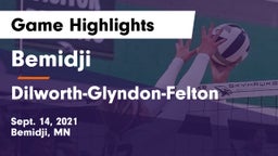 Bemidji  vs Dilworth-Glyndon-Felton  Game Highlights - Sept. 14, 2021