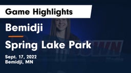 Bemidji  vs Spring Lake Park  Game Highlights - Sept. 17, 2022
